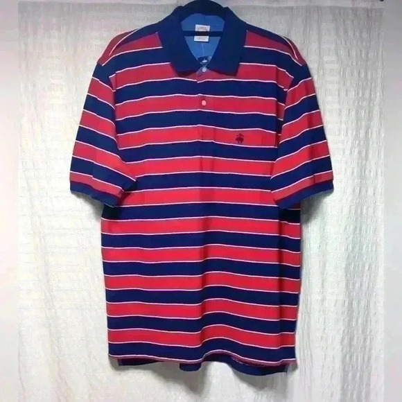 Brooks Brothers  346 Short sleeve polo 💯 cotton. Men's size L. NWT - Picture 2 of 6